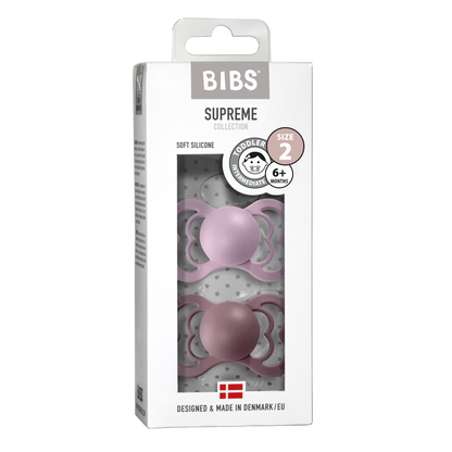 BIBS Couture 2 PACK 6-36m (Dusky Lilac/Heather)