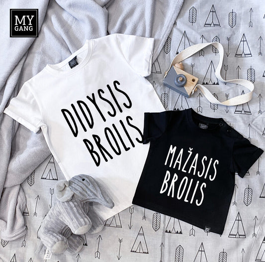 T-shirt DIDYSIS/MAŽASIS BROLIS, VYRESNIOJI/MAŽOJI SESUO