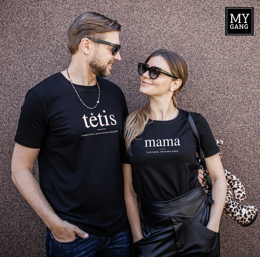 T-shirt set MAMA | TĖTIS