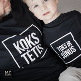 T-shirt set KOKS TĖTIS. TOKS IR SŪNUS